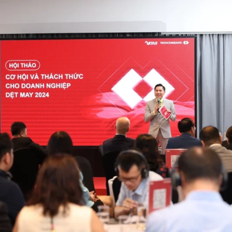 Hội thảo “Cơ hội và thách thức cho doanh nghiệp Dệt may 2024” với sự đồng hành của Techcombank
