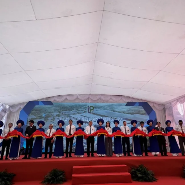 Nam Định Khánh Thành Nhà Máy Dệt Nhuộm 203 Triệu USD Tại KCN Rạng Đông