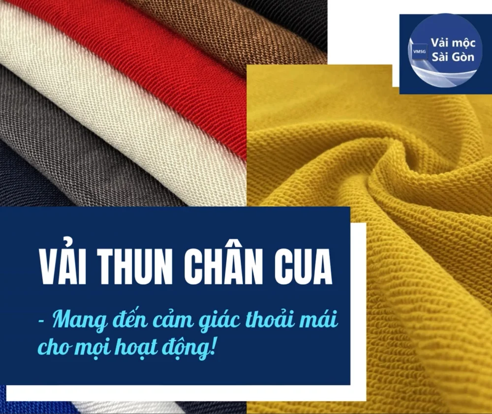 Vải thun chân cua - Mang đến cảm giác thoải mái cho mọi hoạt động!